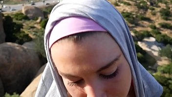 Felicity Feline flashes her arse and tits outdoors in public