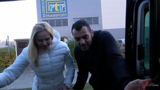 Four-way in driving truck with supah horny Cougar and Wendy Moon