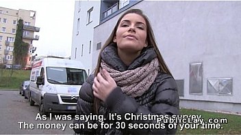 Sexy blonde Euro inexperienced fucks outdoor