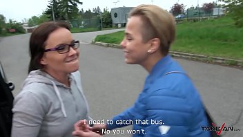 Real brief hair lezzy persuaded by Wendy Moon to fuck man