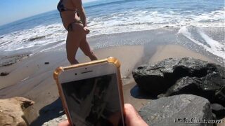 Fucking the blonde beach stunner I helped to take selfies – Matthias Christ