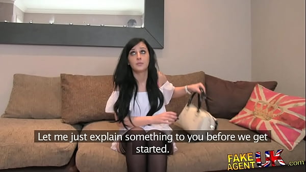 FakeAgentUK Dizzy teenie very first casting ass fucking internal ejaculation in her little arse