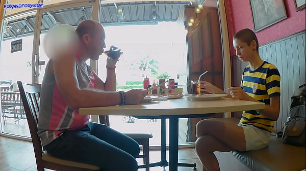 Fucky-fucky in public rest room with internal ejaculation