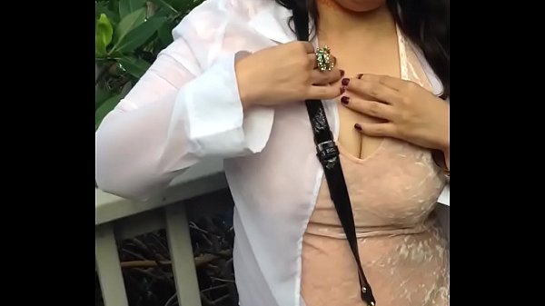 Ginger Paris Demonstrating Figure In Public Park