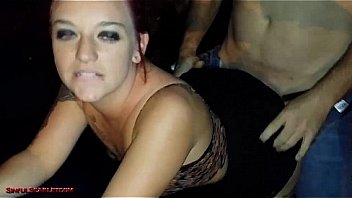 Parking lot MFM – Fucking strangers in a club parking lot!