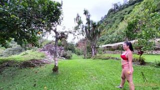 fucking outside in the fruit garden  @sukisukigirlreal