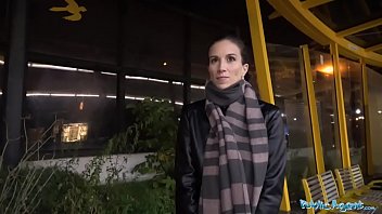 Public Agent Night time outdoor fuckfest at the station