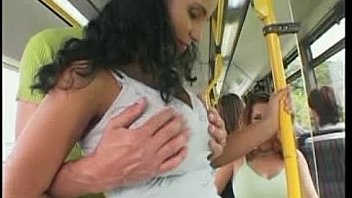 (dogging) laura lion – fucked on public bus