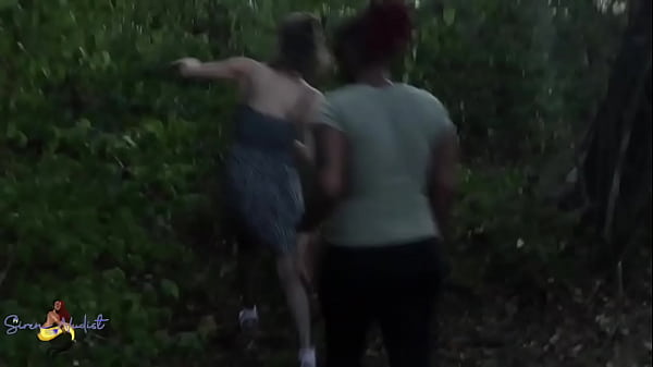 I fucked a milky woman while going on a Hike