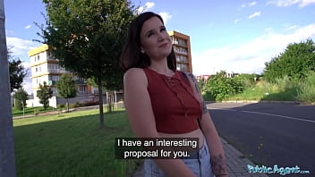 Public Agent this sweet looking stunner is pounded hard and prompt in a photo studio in Prague