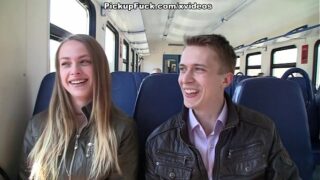 Sexy nymph fucked with two weenies