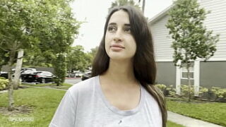 I got a stream of sperm on my face and went for a walk outside