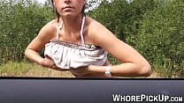 Street lady banged and creamed by customer