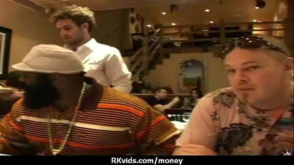 Desperate teenager naked in public and fucks to pay rent 10