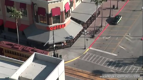 Two lovely honeys get naked crowd